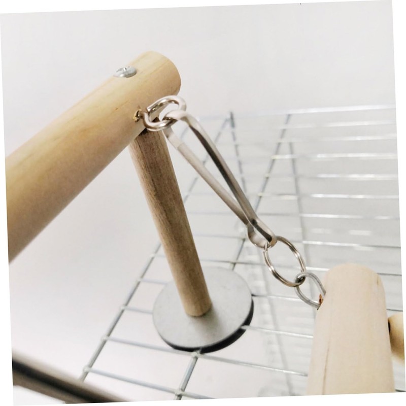 Kisangel 1pc Parrot Swing Bird Swing Stand for Cockatiels Parakeets