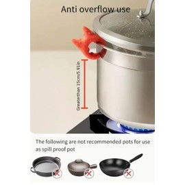 CARRICE Multifunctional Silicone Kitchen Utensil Rest, Durable Anti-Spill Spoon Holder