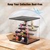 Nynelly Acrylic Lighted Display Case for Collectibles, 5 Tier Figure