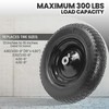 AR-PRO 4.80/4.00-8" Flat Free Tire and Wheel - 14.5" Solid