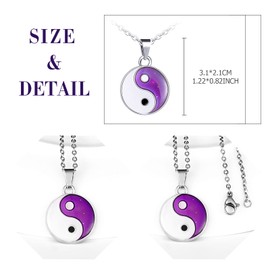 Feilok Women's Stainless Steel Necklace with Pendant Necklace for Women Jewellery Gift for Her Wife Girlfriend Mum Birthday, Metal