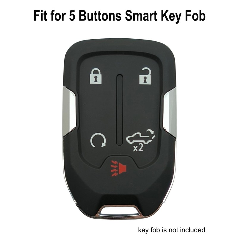 Smart Key Fob Cover for Chevy Silverado 1500 2500HD 3500HD