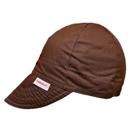 Comeaux Caps Welding Cap Reversible Solid Brown (7 1/4)