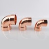 7/8" ID Copper 90 Degree Elbows Welding Joint Copper Pipe