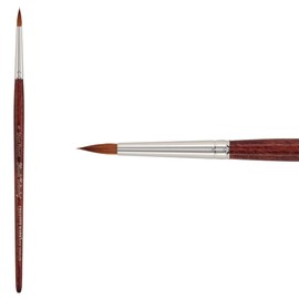 Creative Mark Mimik Kolinsky Watercolor Brush - # 5 Round - Short Handle Synthetic Paint Brush - Handmade in Germany - Synthetic Sable Paint Brushes for Professional Artists - Animal-Friendly
