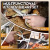 DRAGON RIOT Kitchen Shears, 2-Pack Kitchen Scissors, Gold Meat Cooking