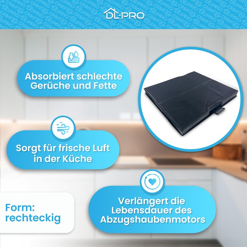DL-pro Carbon Filter Activated Carbon Filter for Bosch 00744075 744075
