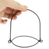 Bignc 12 Pack Black Stainless Steel Wire Handles Hangers for