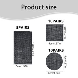 Syylqyr 50PCS Rug Gripper for Carpeted Floor, Carpet Grippers for Rugs on Top of Carpet, Anti Slip Mat Non Curl Keep Your Area Flat on Hardwood Floors and Tiles Black Easy Installation