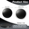 Black Challenge Coin Blank, Laser Engraving Custom Coin Blank, 40x3mm,10Pcs