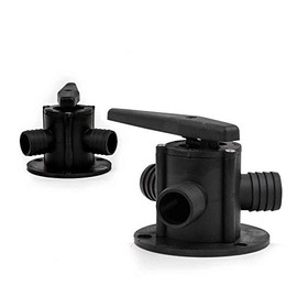 Five Oceans 1 inch Barbed Hose Base Mount Y-Valve (Pair) FO-4124-M2