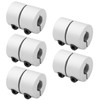 5Pcs Shaft Coupler Coupling Aluminium Alloy Connector for 3D Printer