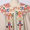 BLESSUME Priest Clergy Cape Coronation Print Costume Robe, beige