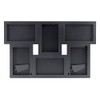 MCS Front-Loading Collage Picture Frame With 6 Openings, 4 x