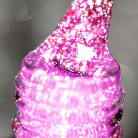 BURANO Holographic Gel Polish, Reflective Glitter Gel Polish 7.3ml UV LED Pink Glitter Gel Nail Polish for Home DIY, Diamond Gel Nail Polish Curing Required (YH7)