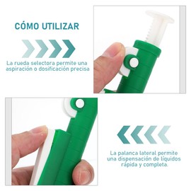 Juego de 3 Bomba de Pipeta de 2ml 10ml 25ml, Pipetas Pequeñas de Fácil Aplicación Rápida, Pipetas De Tranferencia, Apto para pipetas de plástico vidrio de laboratorio y Experimenta(Azul, Verde, Rojo)