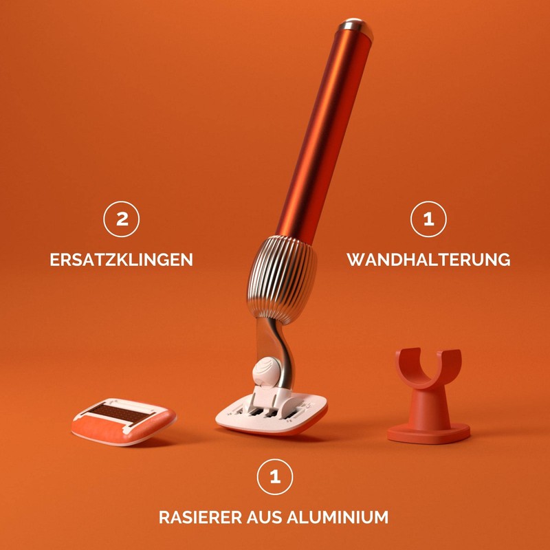 Fler The Razor Starter Set - Women's Razor with Interchangeable