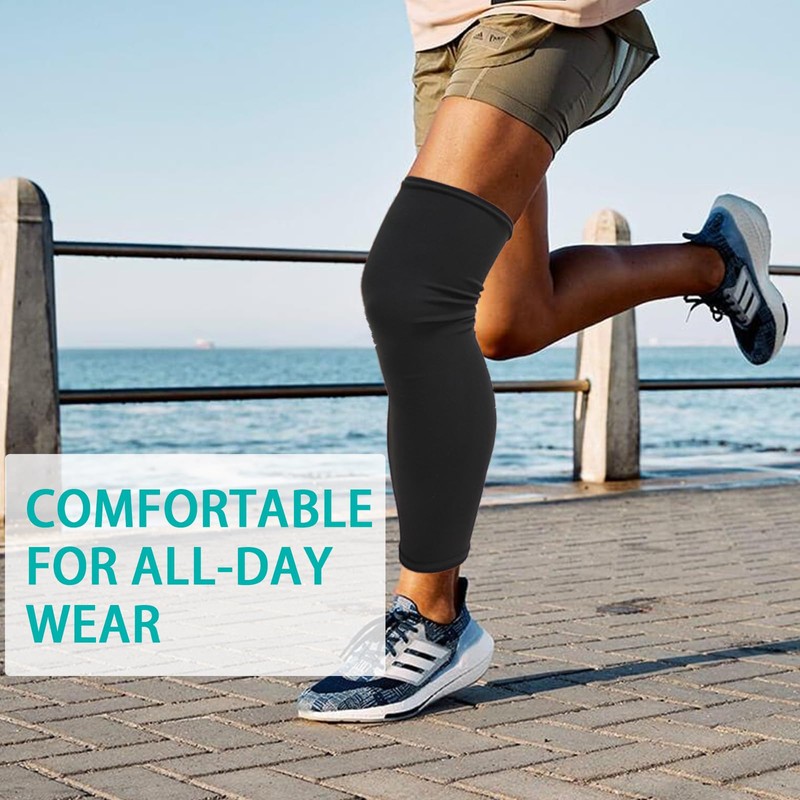 DOUKOM Knee Brace Undersleeve for Men & Women, Leg Undersleeve