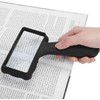 Magnifying Glass with Light, 7X Desktop Handheld Large Magnifying Glass,
