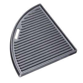 Craycort Cast Iron Griddle Hotplate Insert, Fits 22.5" Grills, Pre-Seasoned Dual-Sided Cast Iron Insert with Drainage Hole