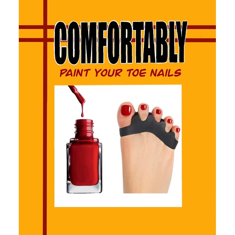 Comfortably Toe Separators. - 1 Pair of Quality + Comfort
