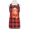 Now Designs Jubilee 100% Cotton Kids Apron Lumbearjack Bear