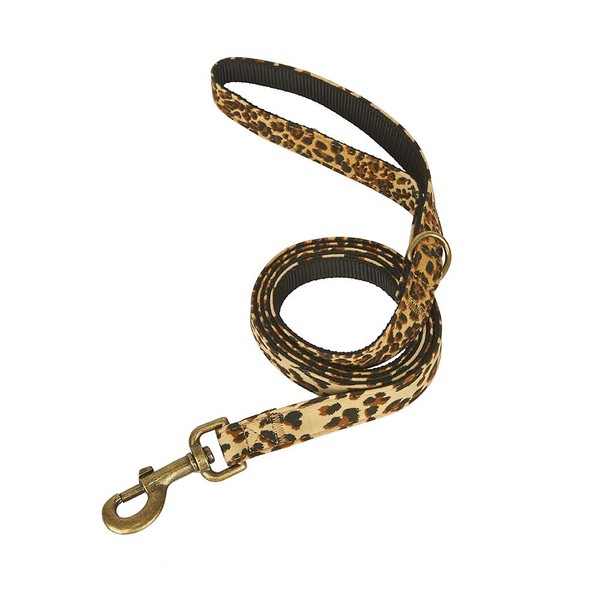 Petiry Dog Leash Leopard Pattern, 5 Feet Length, Durable Nylon