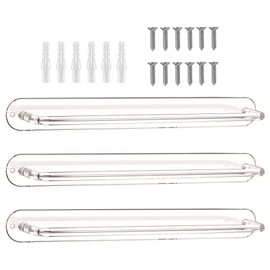 Wall Hair Clip Organizer - 3X Hangable Headband Storage Display | Transparent Hair Hoop Holder, Vanity Hair Clip Storage Organizer for Home Shop