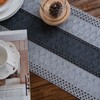 Weldomcor Macrame Table Runners Woven Rustic Table Runner Cotton Linen