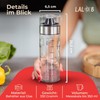 LALOB® Dressing Shaker - Dishwasher Safe - Five Recipes in