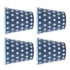 4Pcs/Set Cute Melamine Mug Imitation Porcelain Beverage Cup for Home