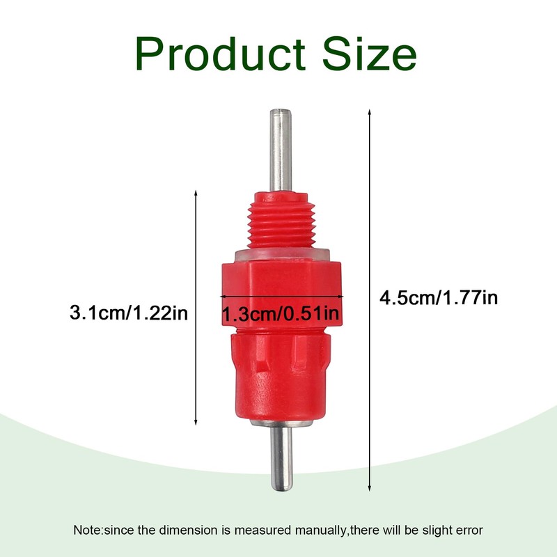 Cyrading Chicken Waterer Nipples Automatic Poultry Watering Nipples Chicken Drinkers