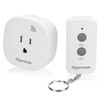 Syantek Remote Control Outlet, Wireless Remote Light Switch Kit, 15A/1875W,