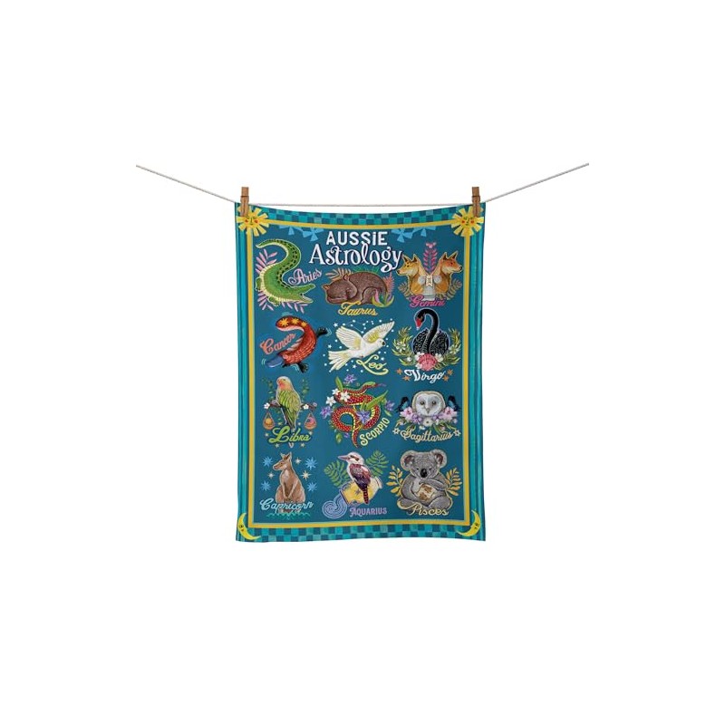 Travel Tea Towel, 55% Linen 45% Cotton, 440 x 640