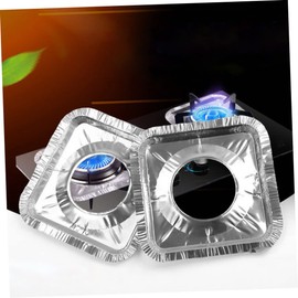 MAGICLULU 40pcs Aluminum Foil Gas Oven Covers for Top Gas Stove Liners Stove Burner Covers T101