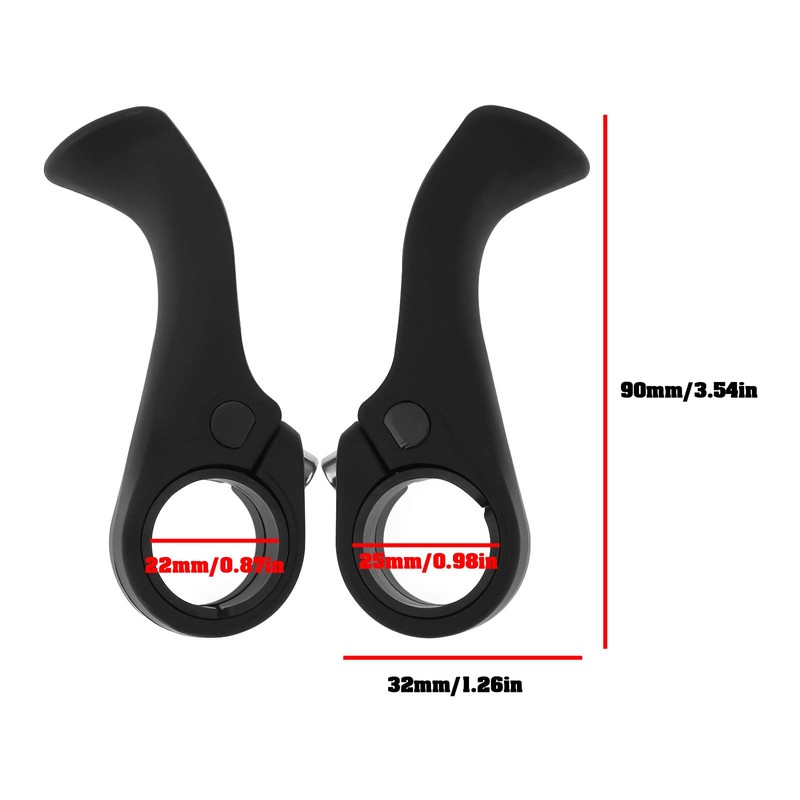 Create idea 1 Pair Bicycle Innerbarend Grips, Nylon Bar Ends