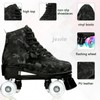 Womens Roller Skates Classic High-top Roller Skates Four-Wheel Roller Skates
