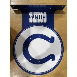 Indianapolis Colts Metal Flange Sign