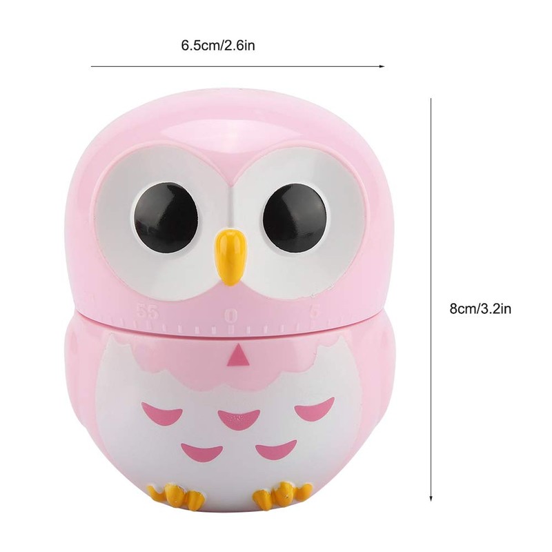 Egg Timer for Boiling Eggs, Cute Owl Shape Manual Kitchen