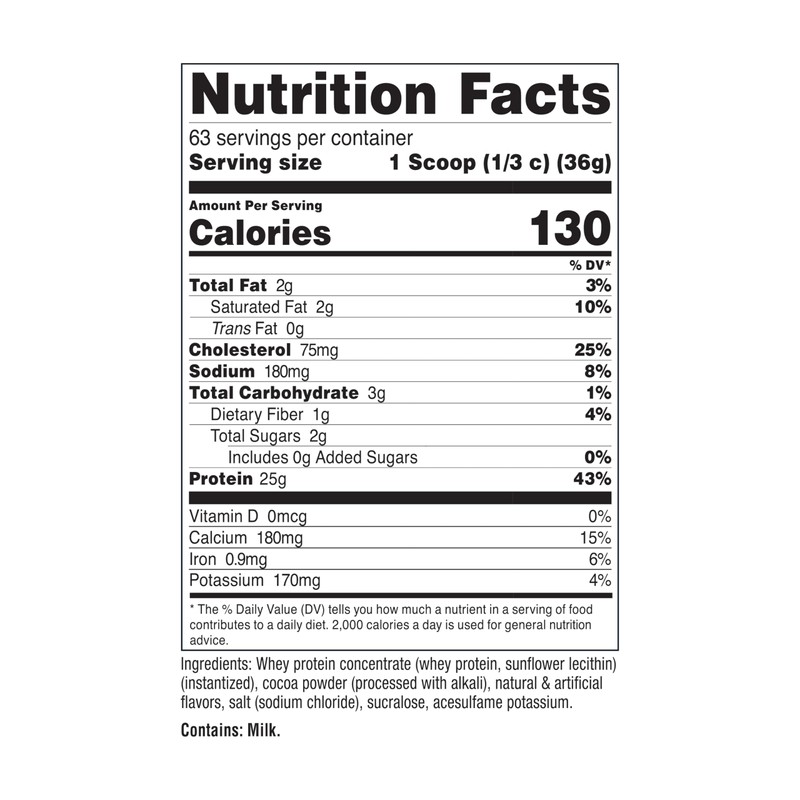 Nutricost Whey Protein Concentrate (Chocolate) 5LBS