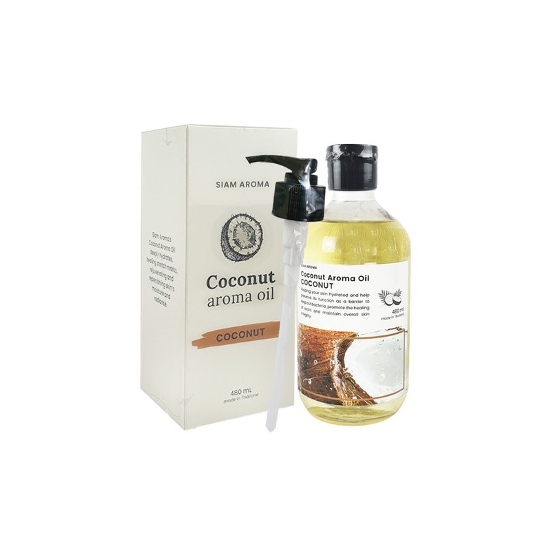 Siam Aroma Thai Aroma Oil 480ml Coconut Main Ingredient Massage