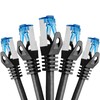 BIGtec - 5 Stück - 0,15m CAT 7 Kabel Netzwerkkabel