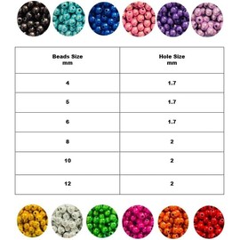 3D Illusion Miracle Acrylic Beads 10 mm / 25pcs (White)
