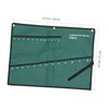 SEWACC Tool Roll Slot Electrician Storage Holder for Wrenches Oxford