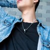 FILOBOKO Men Stainless Steel Skull Pendant Necklace Personality Necklace for