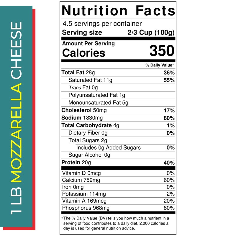 The Sausage Maker® High Temp Mozzarella Cheese 1 Lb Hi-Temp