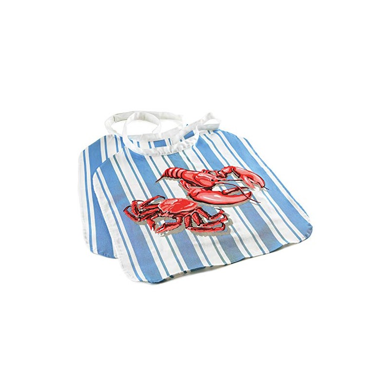 Norpro Cotton Seafood Lobster Bib, Set of 4
