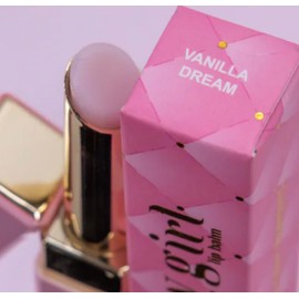 Vanilla Dream Lip Balm, Pink, Gold-Trimmed Lipstick, Moisturizing Formula