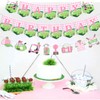 Golf Birthday Banner for Girl, Pink Golf Theme Happy Birthday