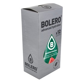 Bolero Advanced Hydration Sugar-Free Water-Flavoring Single-Serve Sticks, Convenient Calorie-Free Drink-Mix Powder Packets, Watermelon, 3 Packs of 12